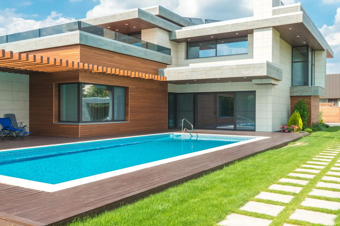 Swimming pool built in Tyndale, NSW